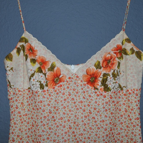 Vintage 90's LAUNDRY Ditsy Floral Slip Dress [D5] - Picture 2 of 6